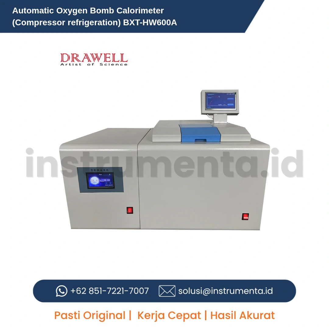Jual Automatic Oxygen Bomb Calorimeter BXT-HW600A Distributor Resmi Alat Ukur Nilai Kalor